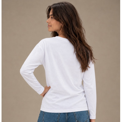 Basics white femme| T-shirt manches longues | Copains d’Amour