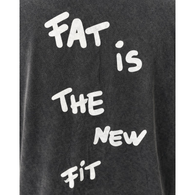 T-shirt FAT CLUB Noir Délavé – Streetwear Vintage | Locker Room