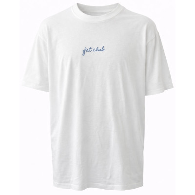 T-shirt FAT CLUB blanc – Logo brodé & print dos Since 2017