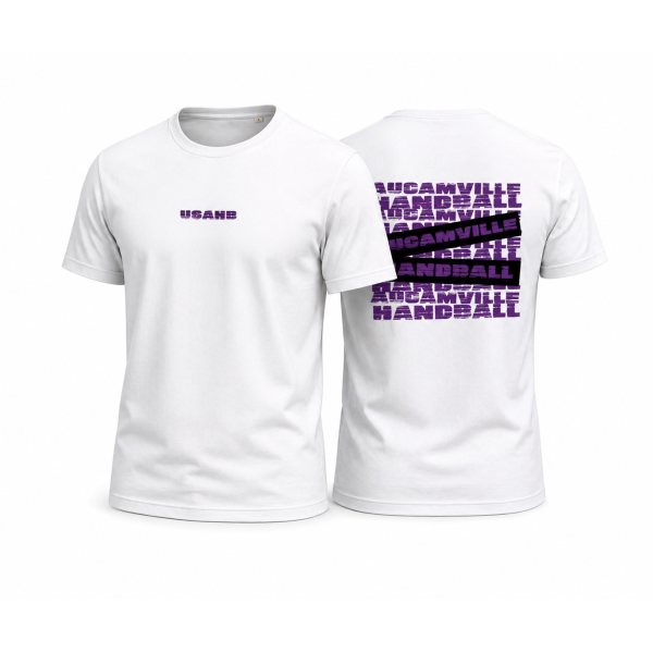 USAHB - T SHIRT - BLANC