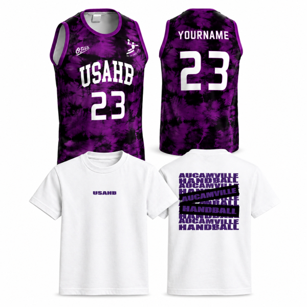 USAHB - PACK DEBARDEUR AVEC PERSO + T-SHIRT COTON