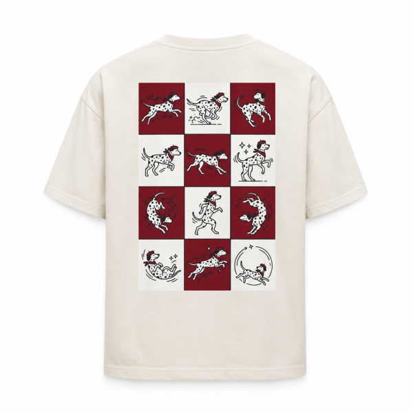 101 BALMATIENS - T SHIRT OVERSIZE - BLANC