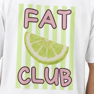 FAT CLUB LEMON - T-shirt Oversize en Coton Biologique