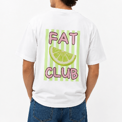 FAT CLUB LEMON - T-shirt Oversize en Coton Biologique