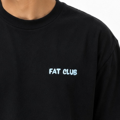 FAT CLUB CANDY - T-shirt Oversize en Coton Biologique