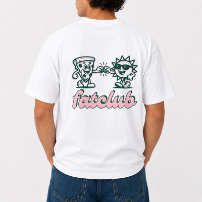FAT CLUB CANDY - T-shirt Oversize en Coton Biologique