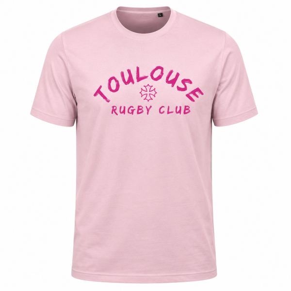 TRC - T-SHIRT COTON ROSE