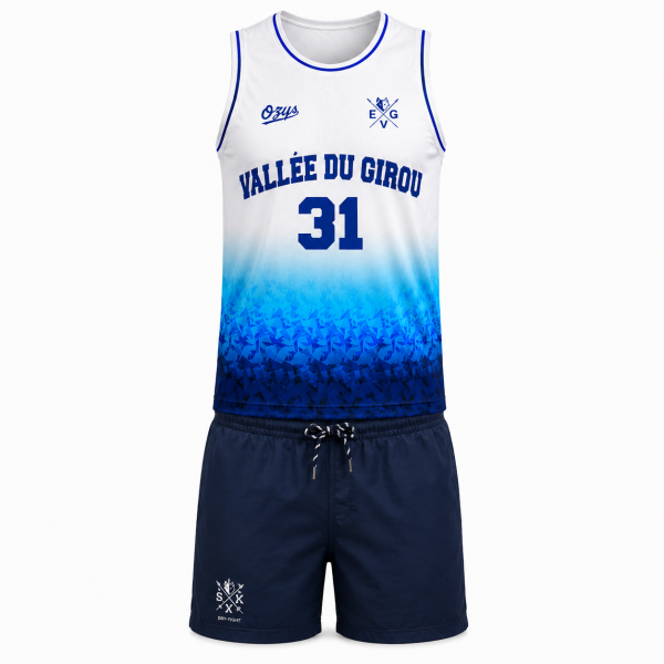 EVG - PACK DEBARDEUR AVEC NUMÉRO + SHORT DE BAIN