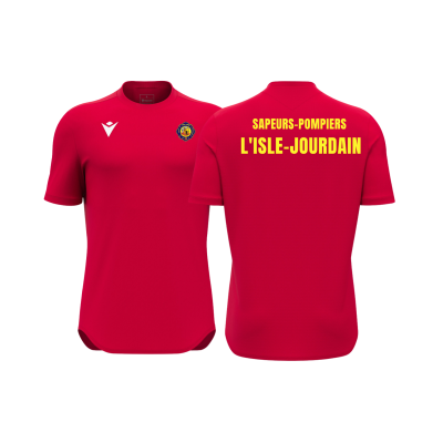 T-shirt entraînement Macron – Sapeurs Pompiers L'isle Jourdain  | Locker Room