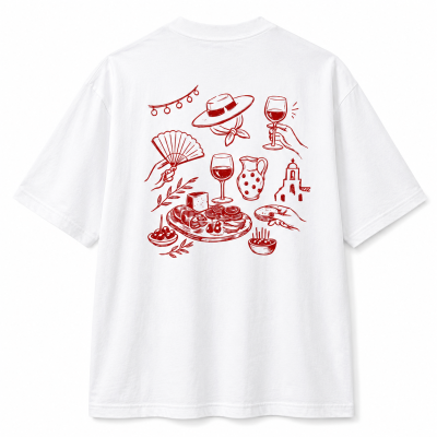 FAT CLUB FERIA COPAIN - T-shirt Oversize en Coton Biologique