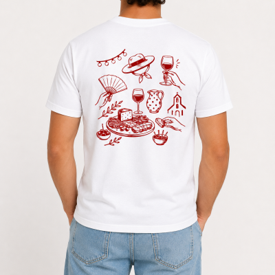 FAT CLUB FERIA COPAINS - T-shirt classique en Coton Biologique