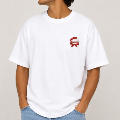 FAT CLUB FERIA BURGER - T-shirt Oversize en Coton Biologique