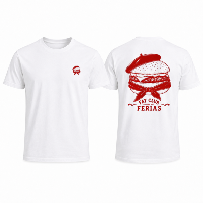 FAT CLUB FERIA BURGER - T-shirt Oversize en Coton Biologique
