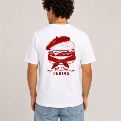 FAT CLUB FERIA BURGER - T-shirt Oversize en Coton Biologique