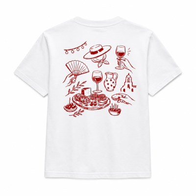 FAT CLUB FERIA COPAINS - T-shirt classique en Coton Biologique