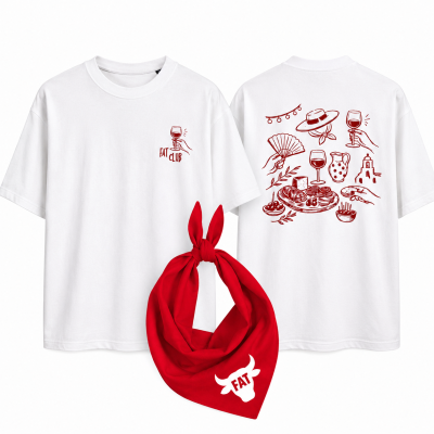 Pack FAT CLUB FERIA COPAINS + Bandana Rouge | Édition Férias
