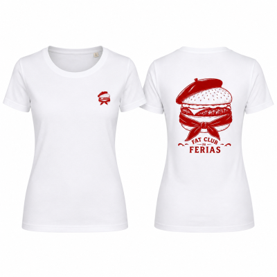 Pack femme FAT CLUB FERIA BURGER + Bandana Rouge | Édition Férias