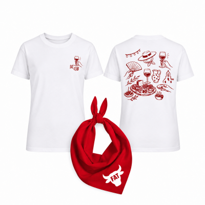 Pack FAT CLUB FERIA COPAINS + Bandana Rouge | Édition Férias